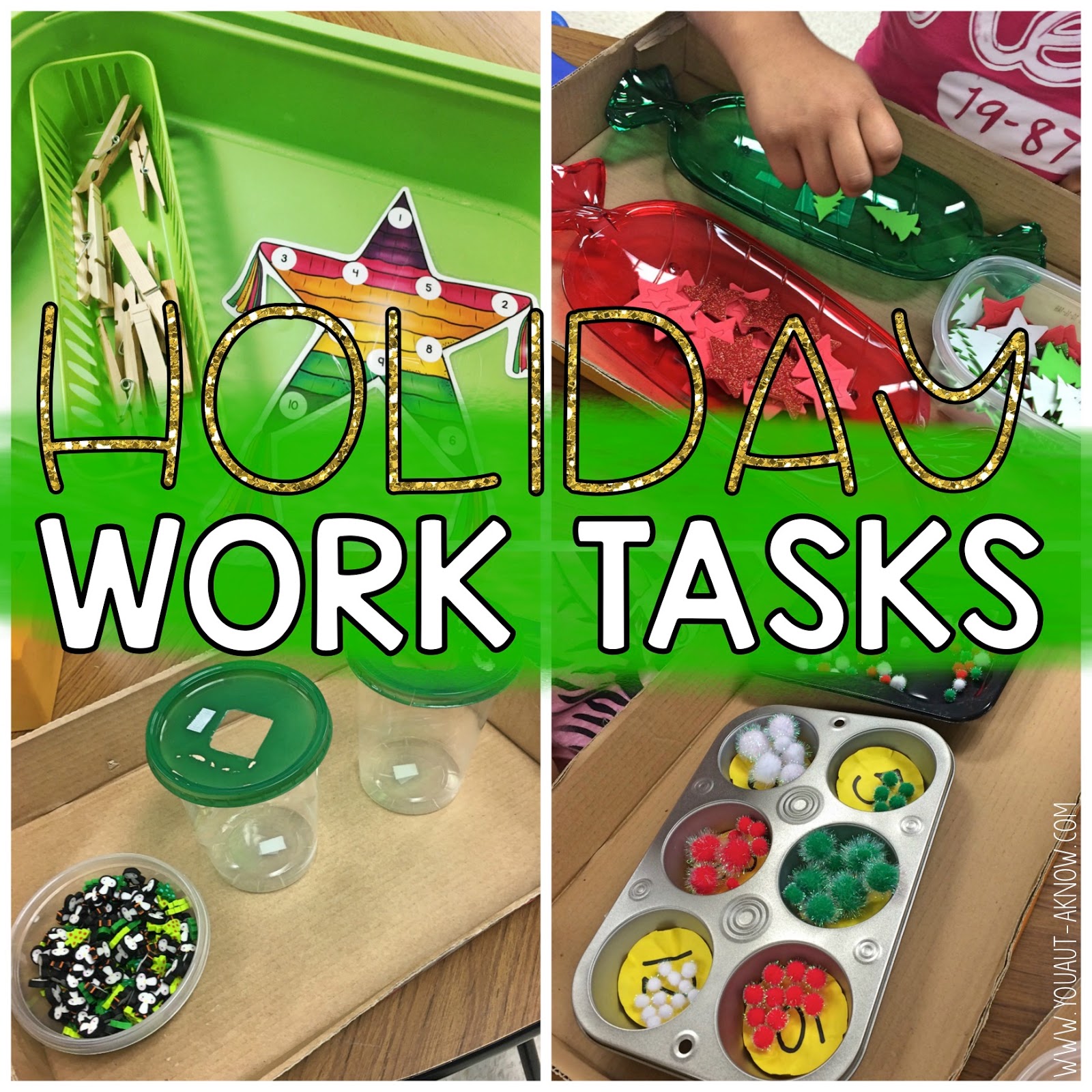 Holiday Task Boxes - You Aut-A Know