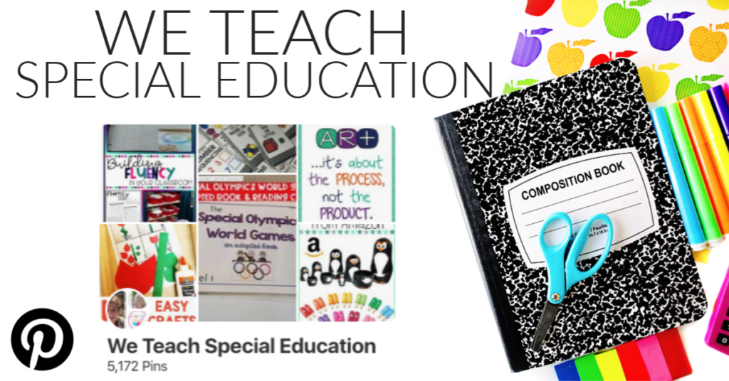 We Teach Special Education Board Pinterest