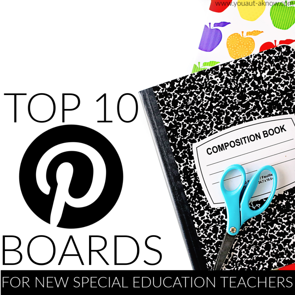 Top 10 Pinterest Boards for New Special Education Teachers header image