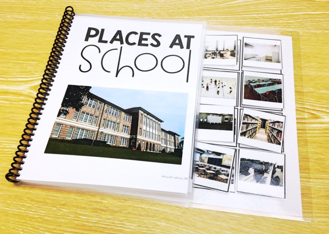 Places at school adapted book