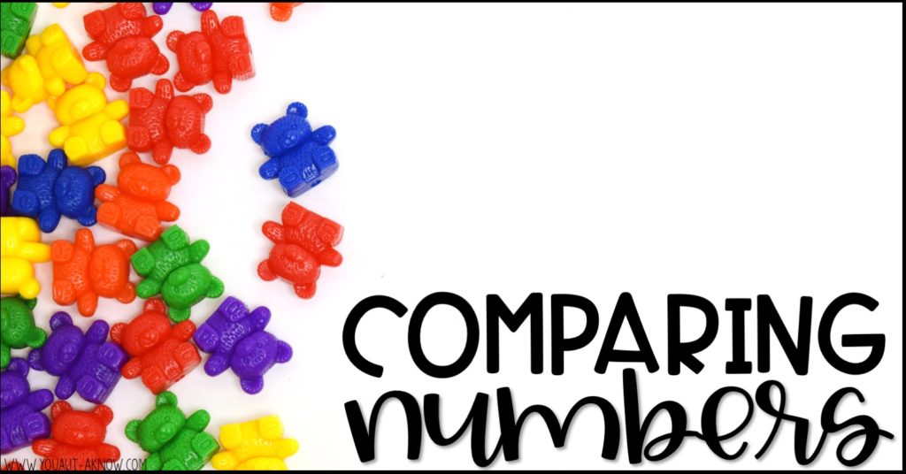 IEP Goals for comparing numbers