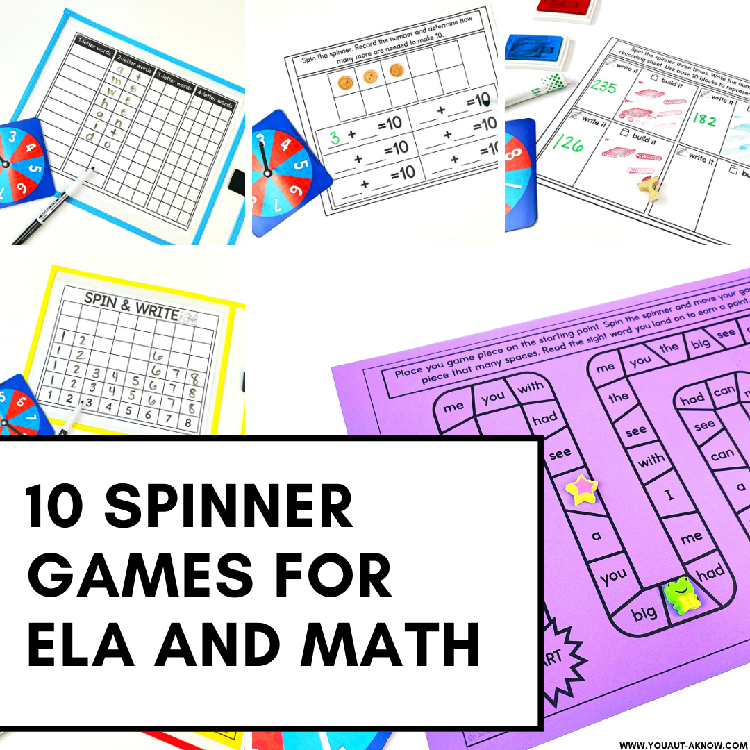 Fidget spinner math games I no prep I ideal for math groups and rotati